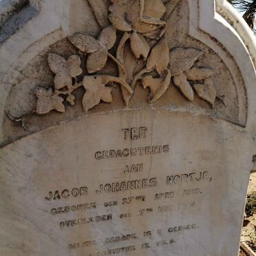 NORTJE Jacob Johannes 1858-1904 