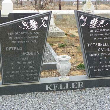 KELLER Petrus Jacobus 1935-2010 &amp; Petronella Catharina LOUBSER 1938-1989
