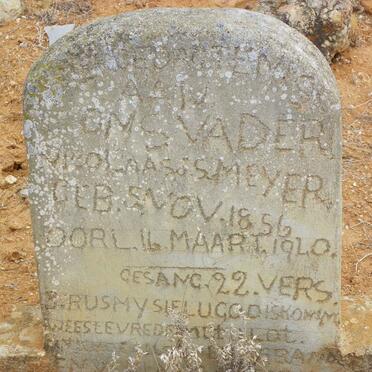 MEYER Nicolaas J.S. 1856-1940