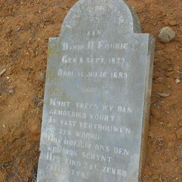 FOURIE David H. 1822-1889