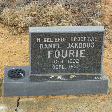 FOURIE Daniel Jakobus 1932-1933