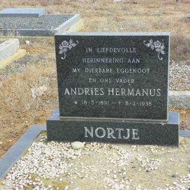 NORTJE Andries Hermanus 1891-1938