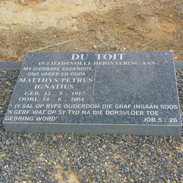TOIT Matthys Petrus Ignatius, du 1917-2004