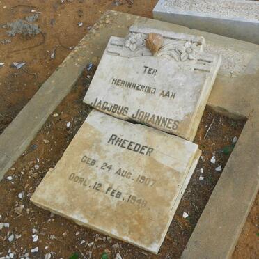 RHEEDER Jacobus Johannes 1907-1948