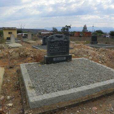 Western Cape, OUDTSHOORN district, Volmoed, public cemetery