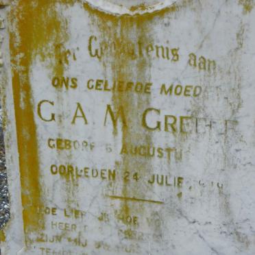 GREEFF G.A.M. 