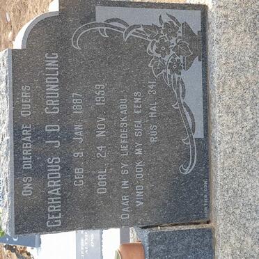 GRUNDLING Gerhardus J.D. 1887-1959