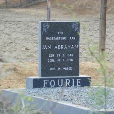 FOURIE Jan Abraham 1946-1996