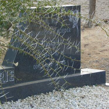 FOURIE Andries Jonathan 1940-1983 &amp; Juliana 1947-1983