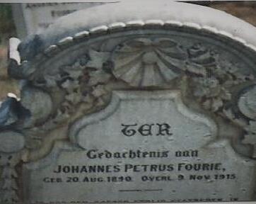 FOURIE Johannes Petrus 1840-1915