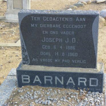 BARNARD Joseph J.D. 1886-1960