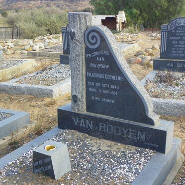 ROOYEN Theodorus Cornelius, van 1948-1967