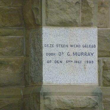 Western Cape, OUDTSHOORN district, De Hoop, Gewese NG Kerk, enkelgraf