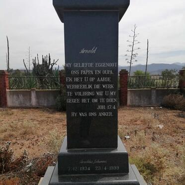 JAGER Arnoldus Johannes, de 1934-1999