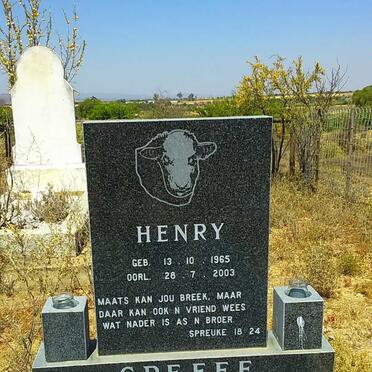 GREEFF Henry 1965-2003