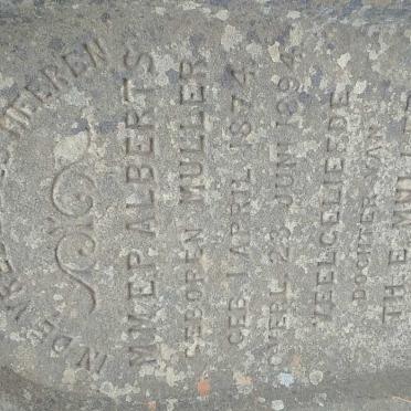 ALBERTS M.M.E.P. nee MULLER 1874-1894