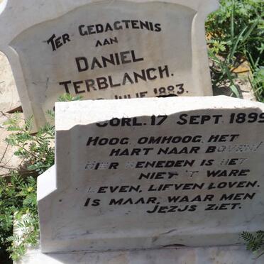 TERBLANCH Daniel 1883-1899