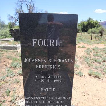 FOURIE Johannes Stephanus Frederick 1965-1999
