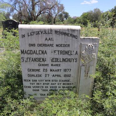 REDELINGHUYS Magdalena Petronella Stefansiena nee MAREE 1877-1952