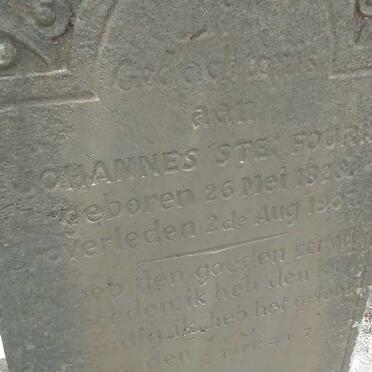 FOURIE Johannes Ste. 1823-1907