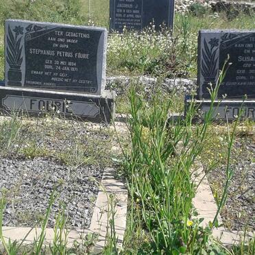 FOURIE Stephanus Petrus 1894-1971 &amp; Susanna P. WEYERS 1903-1959