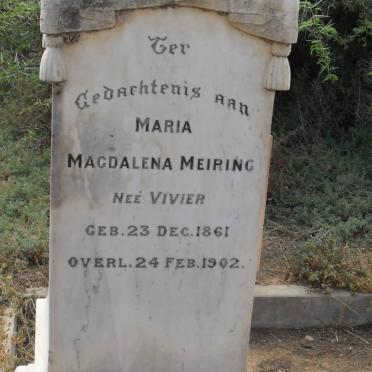 MEIRING Petrus Stephanus 1857-1913 &amp; Magdalena VIVIER 1861-1902
