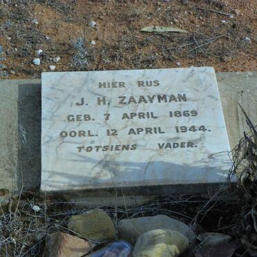 ZAAYMAN J.H. 1869-1944