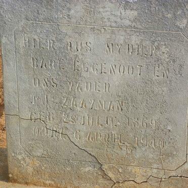 ZAAYMAN J.J. 1869-1940