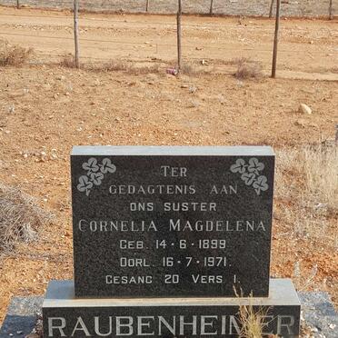 RAUBENHEIMER Cornelia Magdelena 1899-1971