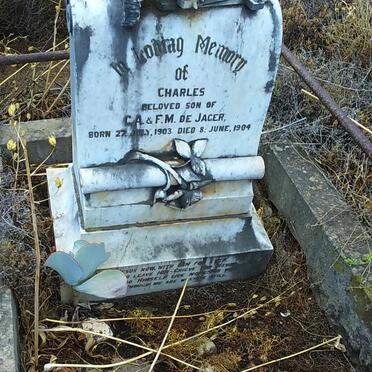 JAGER Charles, de 1903-1904