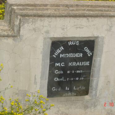 KRAUSE M.C. 1865-1949