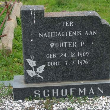 SCHOEMAN Wouter P. 1909-1976