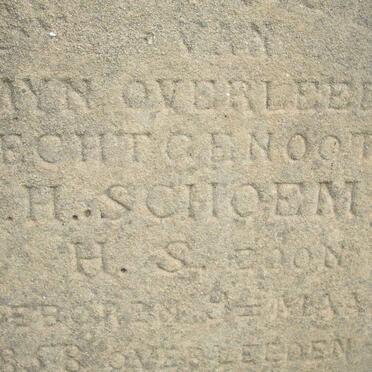 SCHOEMAN J.H. 1853-1887