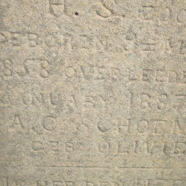 SCHOEMAN J.H. 1853-1887