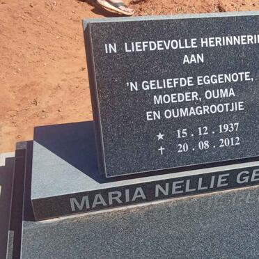GELANT Maria Nellie 1937-2012