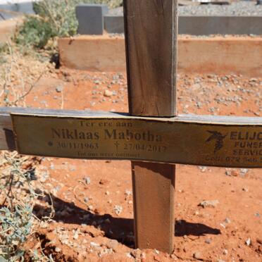 MABOTHA Niklaas 1963-2017