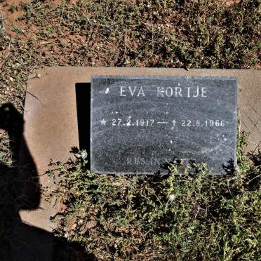 KORTJE Eva 1917-1966