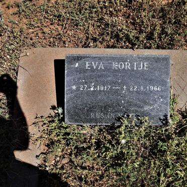 KORTJE Eva 1917-1966