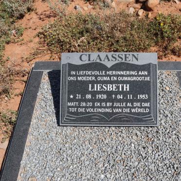 CLAASSEN Liesbeth 1920-1953