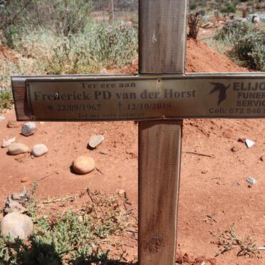 HORST Frederick P.D. van der 1967-2019