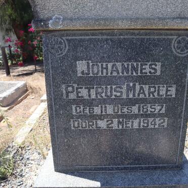 MAREE Johannes Petrus 1857-1942