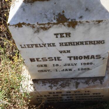 THOMAS Bessie 1900-1903