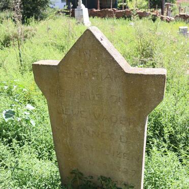 Western Cape, OUDTSHOORN district, De Kruis 23, Grootkruis, farm cemetery