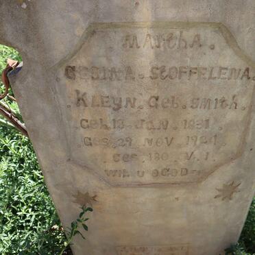 KLEYN Martha Gesina Stoffelina nee SMITH 1831-1924