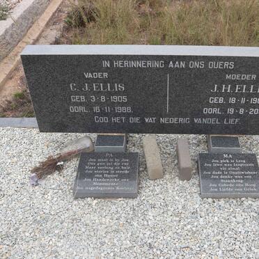 ELLIS C.J. 1905-1988 &amp; J.H. 1906-2005