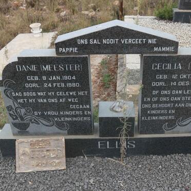 ELLIS Danie 1904-1980 &amp; Cecilia 1907-1990
