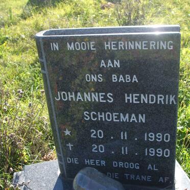 SCHOEMAN Johannes Hendrik 1990-1990