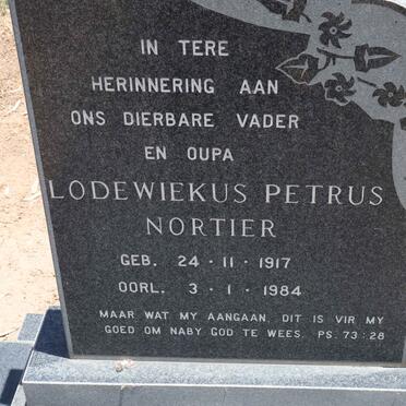 NORTIER Lodewiekus Petrus 1917-1984