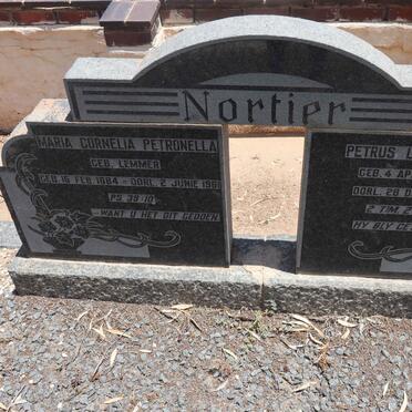 NORTIER Petrus Lodevikus 1875-1962 &amp; Maria Cornelia Petronella LEMMER  1884-1961