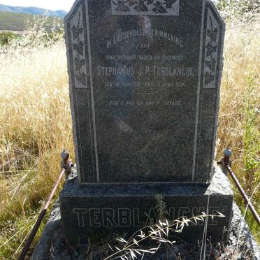 TERBLANCHE Stephanus J.P 1901-1936
